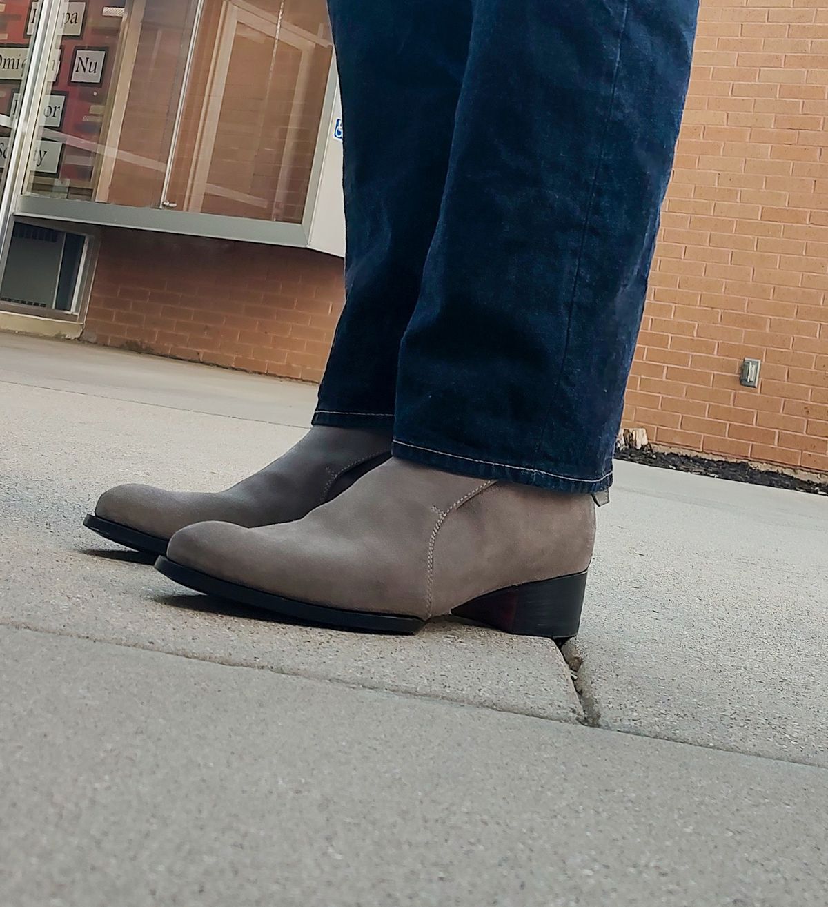 Photo by prospect_joe on September 8, 2024 of the The Last Shoemaker Jodhpur in Grey Suede.