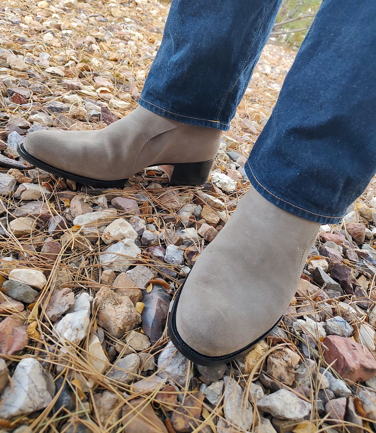 Photo by prospect_joe on September 8, 2024 of the The Last Shoemaker Jodhpur in Grey Suede.