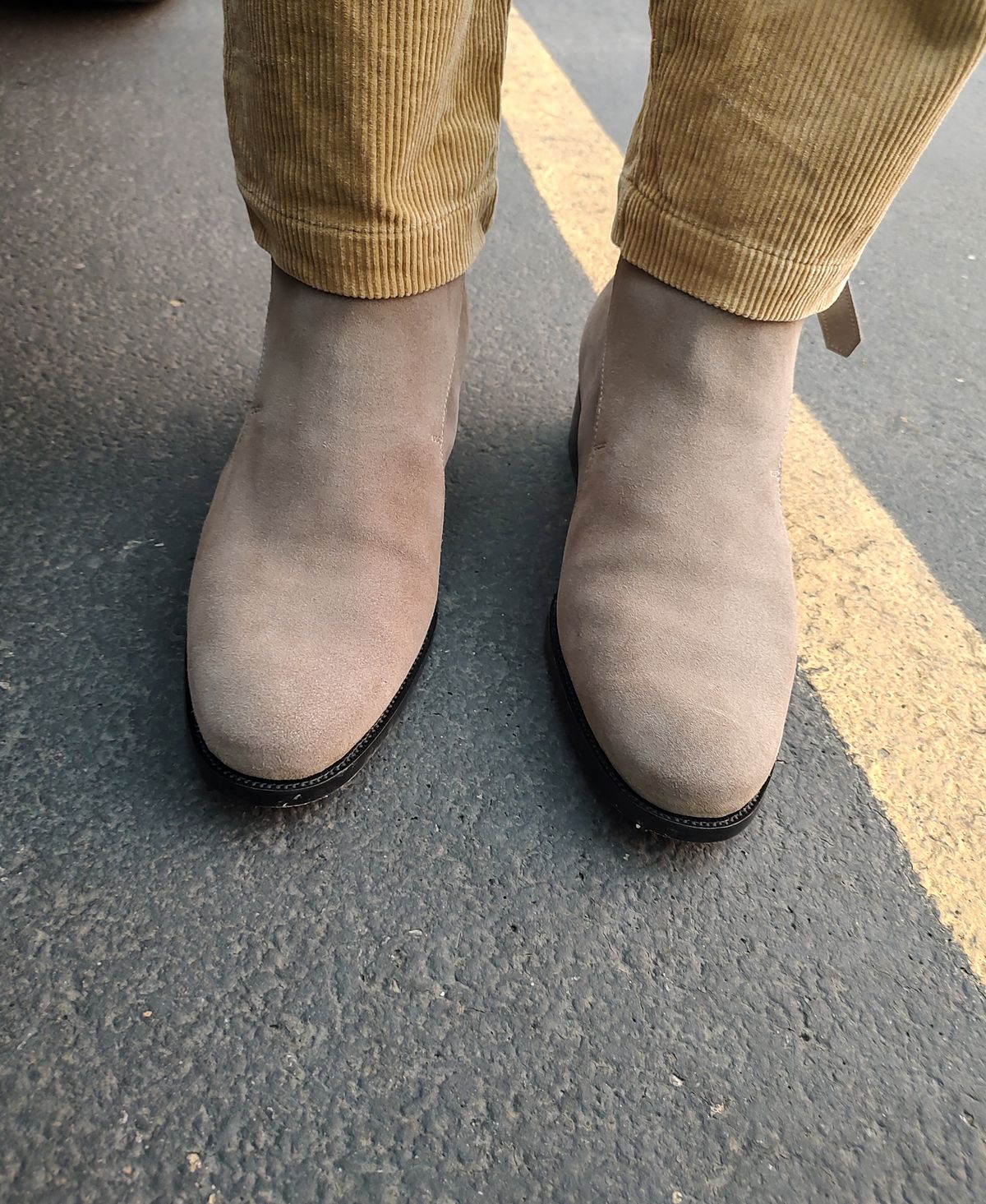 Photo by prospect_joe on September 11, 2024 of the The Last Shoemaker Jodhpur in Grey Suede.
