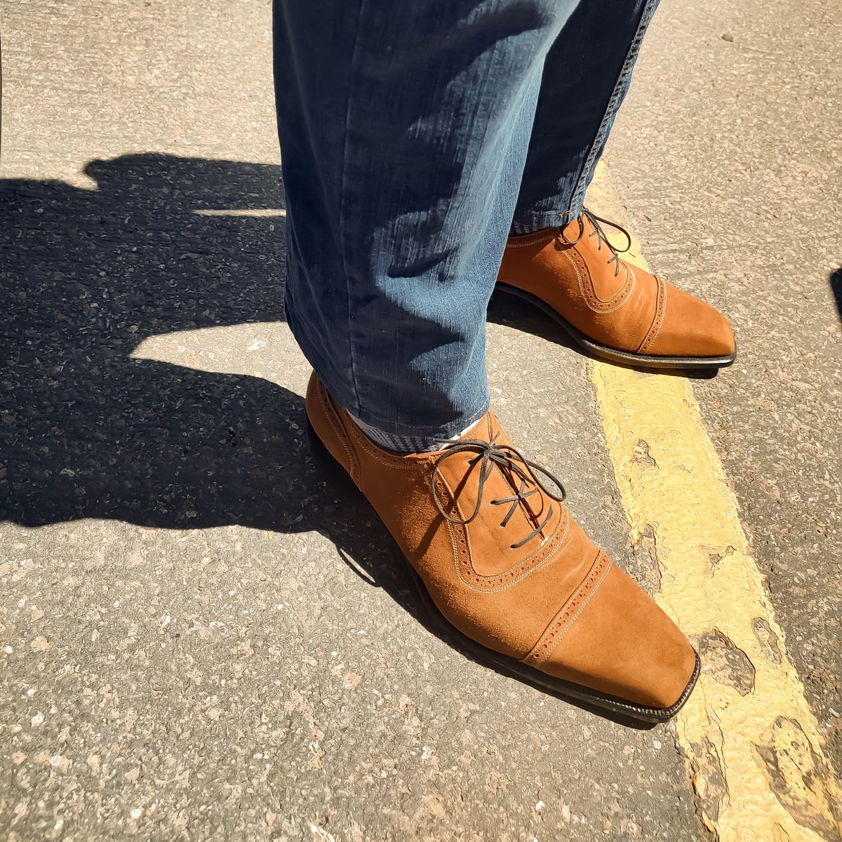 Photo by prospect_joe on April 26, 2023 of the Ichigo Ichie Adelaide Oxford in Unlisted Leather.