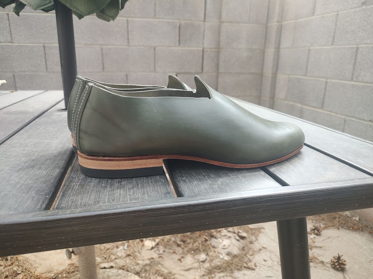 Photo by prospect_joe on July 11, 2024 of the Sunhouse Goods Type 1 Service Boot in Unknown Leather.