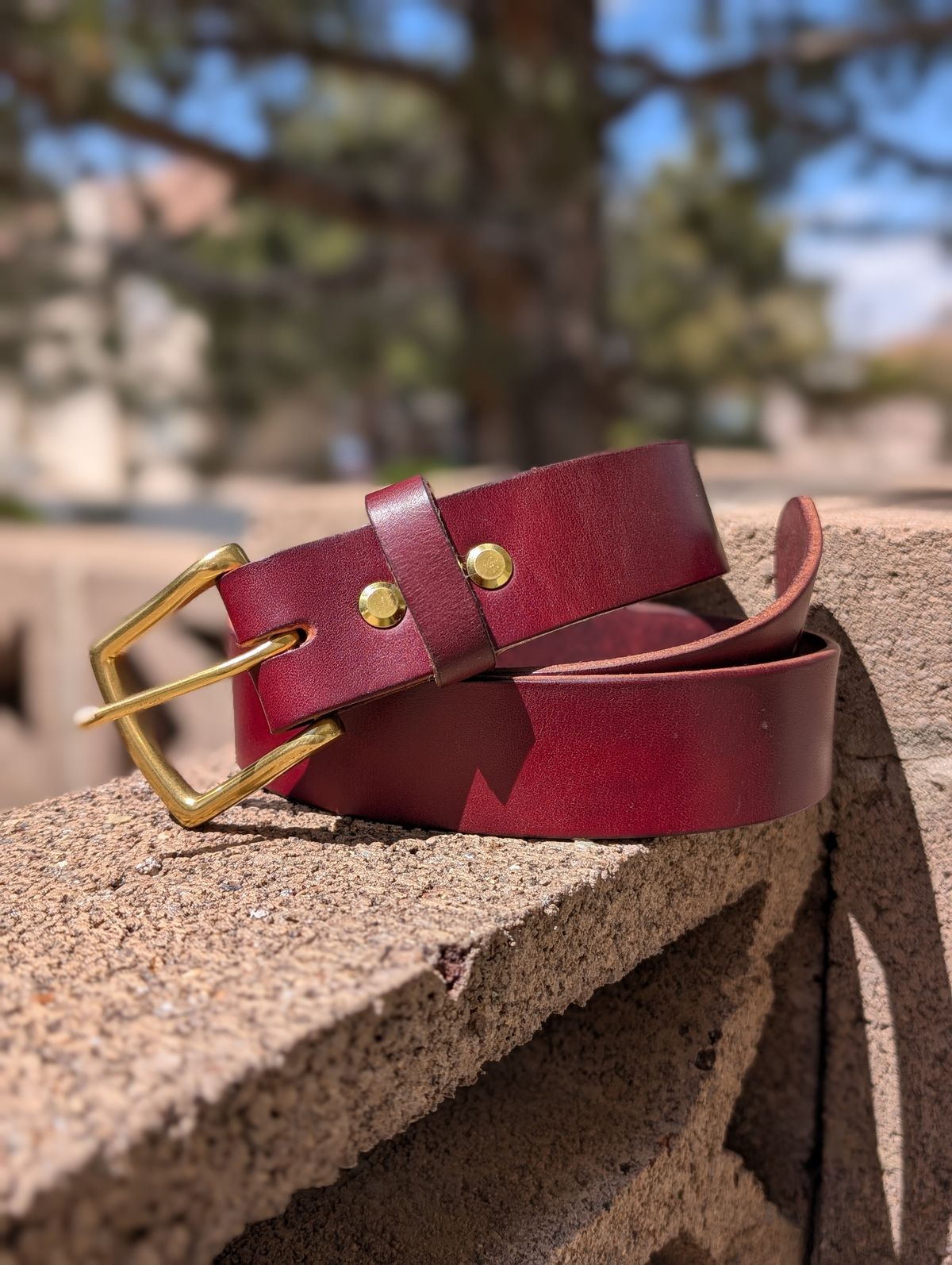 Photo by prospect_joe on May 5, 2026 of the No Income Leather custom belt in Unknown Leather.