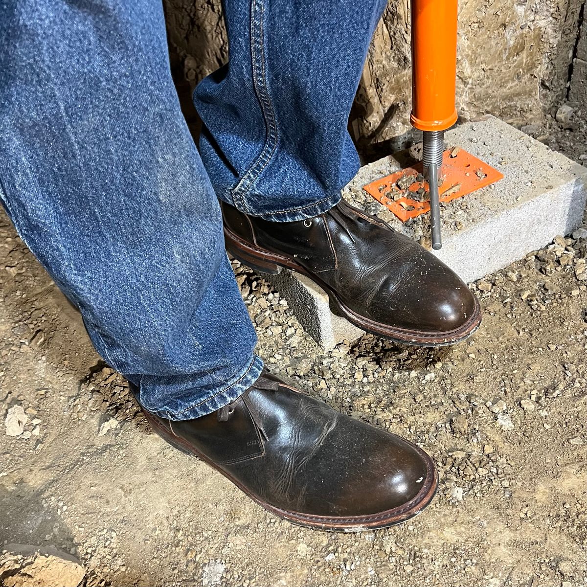 Photo by mreams99 on March 3, 2026 of the Allen Edmonds Chandler in Allen Edmonds / Antique Hickory.