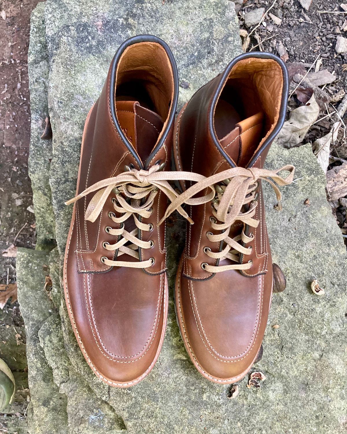 Photo by mreams99 on October 1, 2023 of the Allen Edmonds Freeport in Horween Natural Chromexcel.
