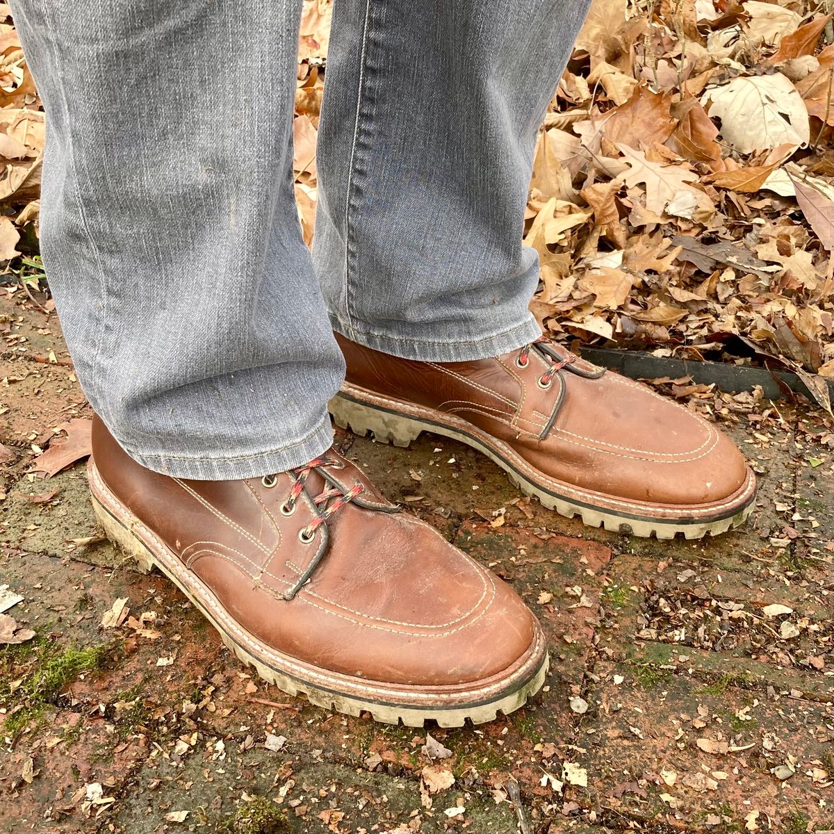 Photo by mreams99 on December 4, 2023 of the Allen Edmonds Freeport in Horween Natural Chromexcel.