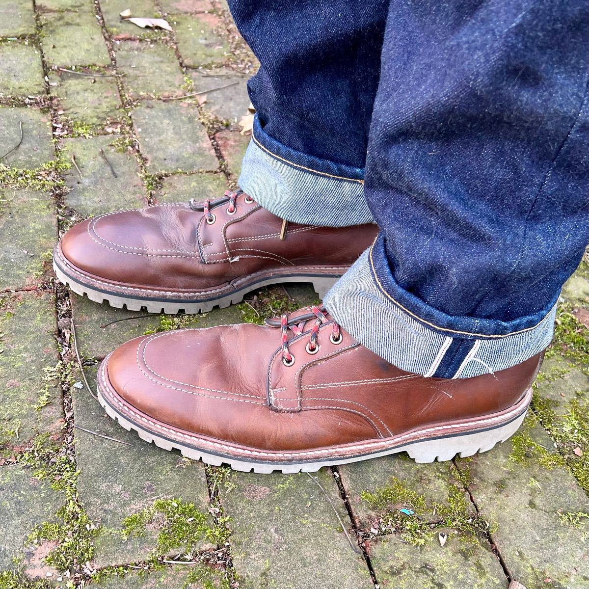 Photo by mreams99 on February 9, 2024 of the Allen Edmonds Freeport in Horween Natural Chromexcel.