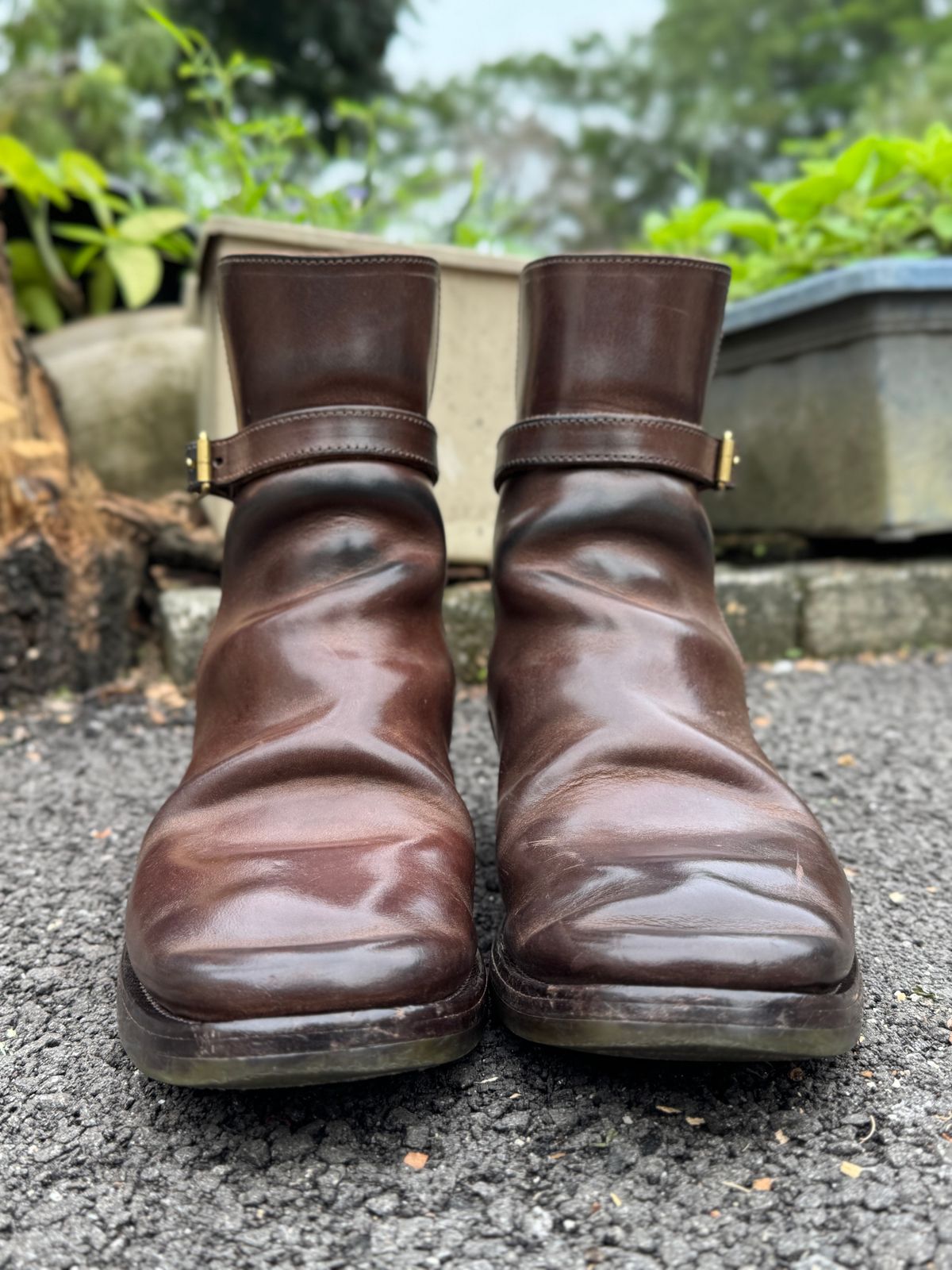Photo by mk_alexchong on March 20, 2025 of the XBXS Jodhpur in Maryam Brown Horsebutt.