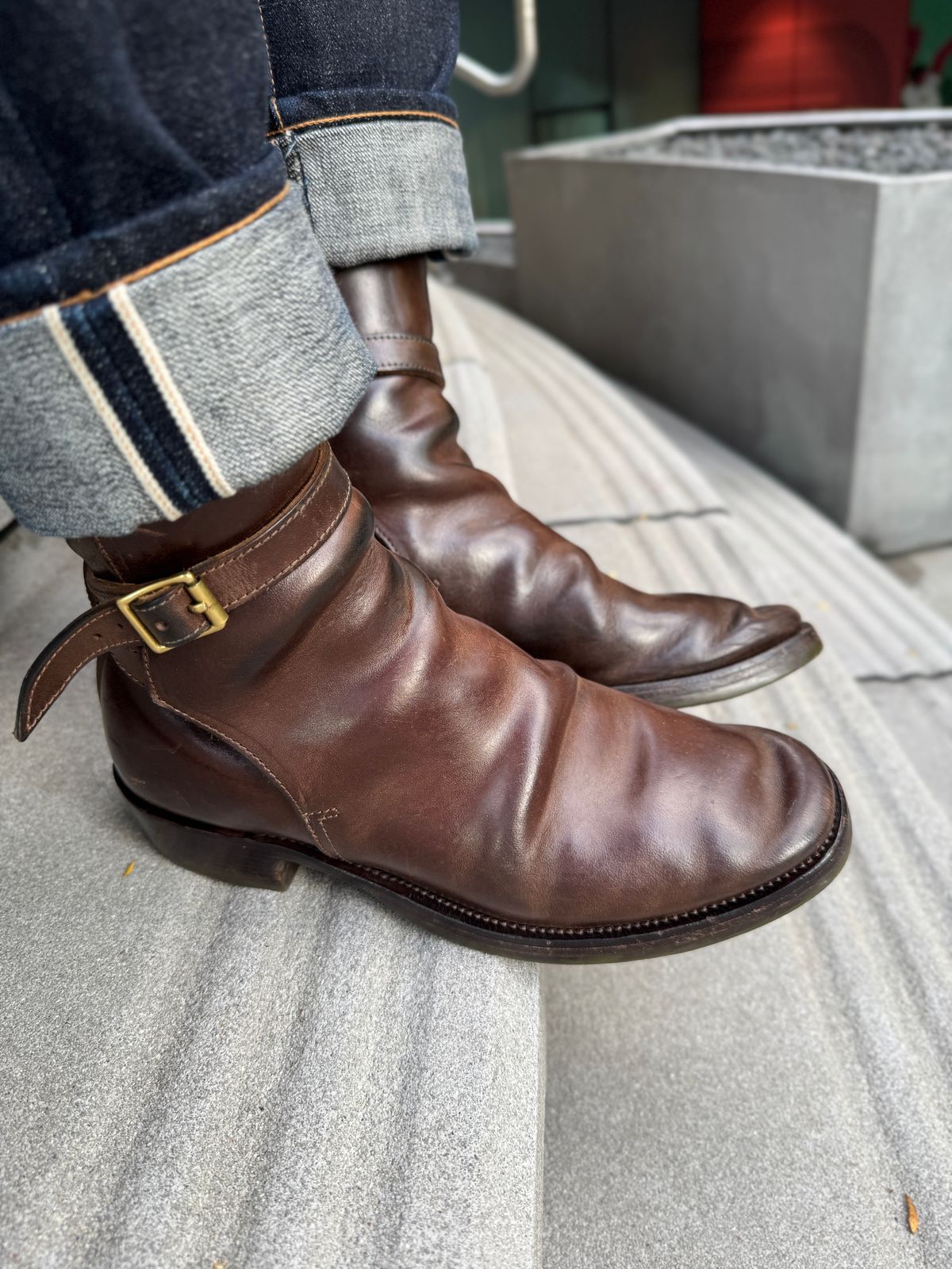 Photo by mk_alexchong on May 22, 2025 of the XBXS Jodhpur in Maryam Brown Horsebutt.