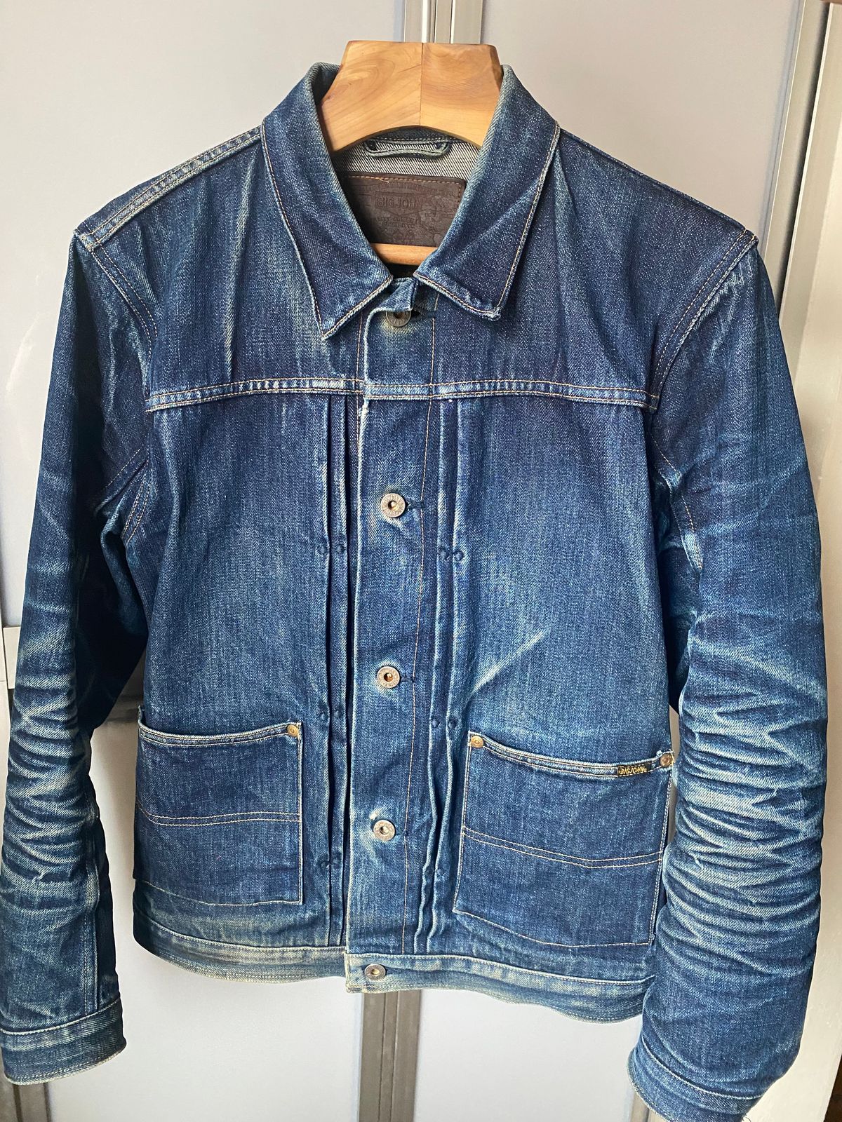 Photo by mk_alexchong on January 4, 2024 of the Big John XX601 in 15.8oz Natural indigo 5 Continents Cotton.