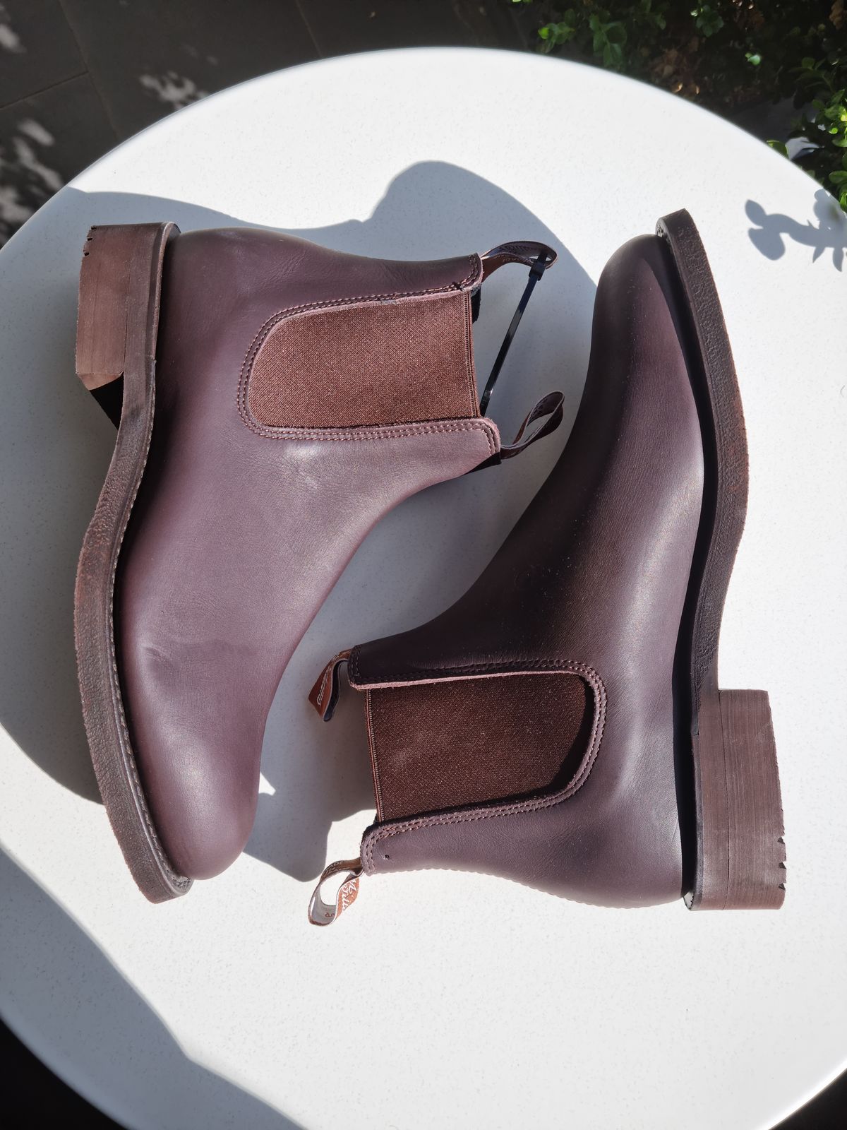 Photo by brother_mc on October 2, 2022 of the R.M. Williams Gardener Boot in Brown Greasy Kip.