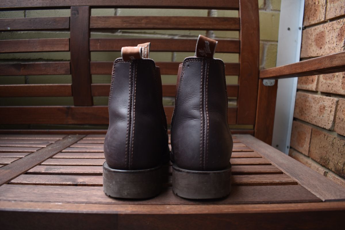 Photo by brother_mc on November 4, 2022 of the R.M. Williams Gardener Boot in Brown Greasy Kip.