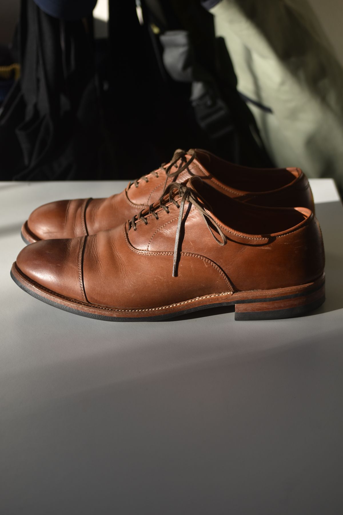 Photo by brother_mc on December 5, 2023 of the Viberg Bastion Oxford in Mayram Toscanello Tennessee Calf.
