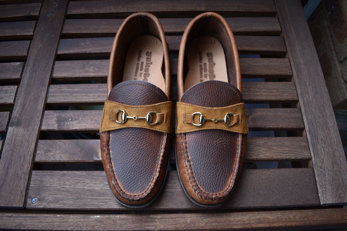 Photo by brother_mc on November 5, 2022 of the Yuketen Bit Loafer in Horween Brown Chromepak.