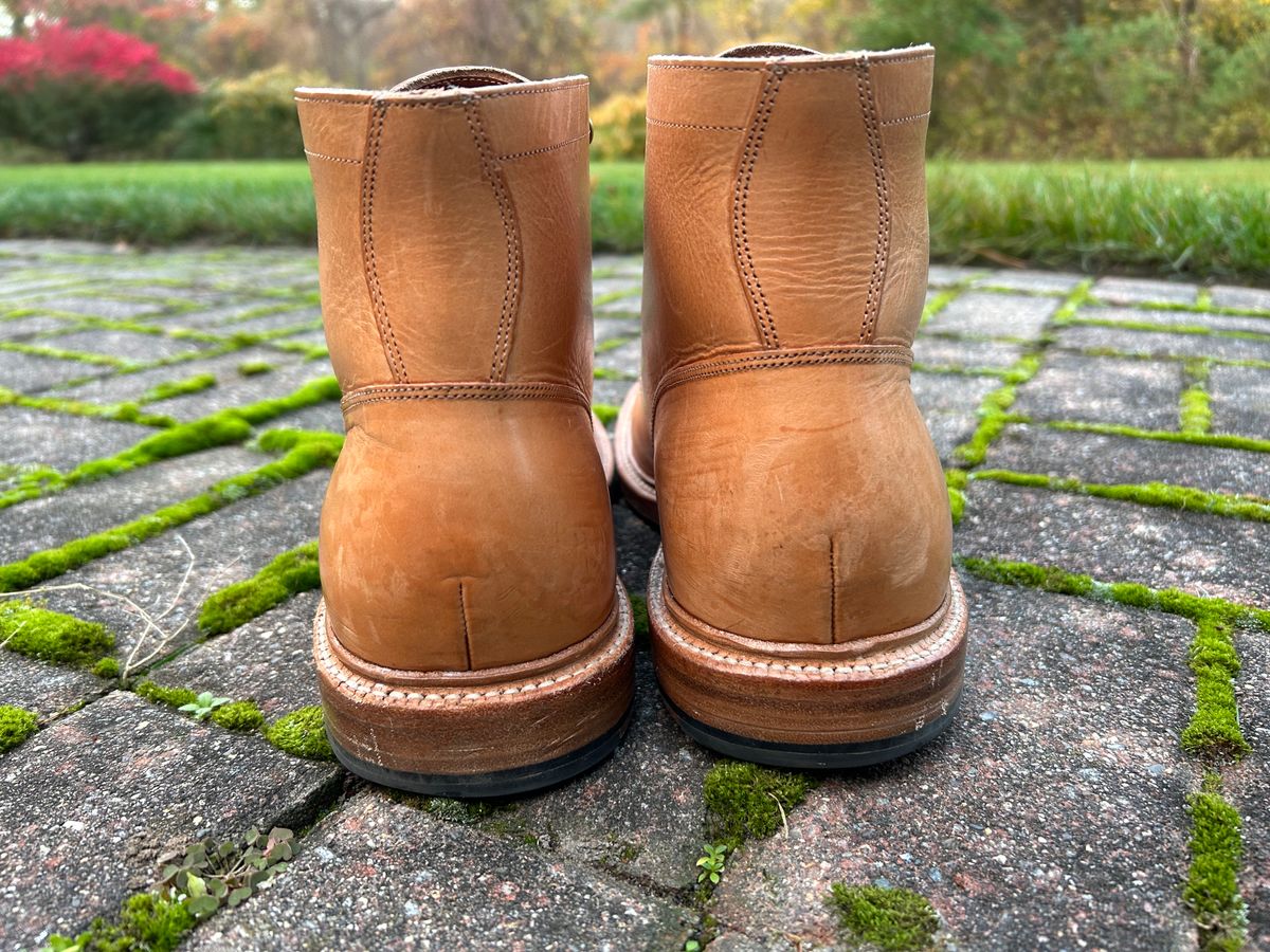Photo by scitboot on November 3, 2023 of the Grant Stone Ottawa Boot in Badalassi Carlo Natural Minerva.