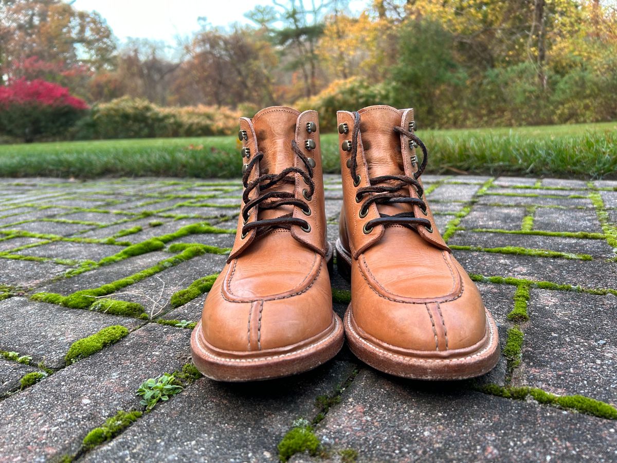 Photo by scitboot on November 3, 2023 of the Grant Stone Ottawa Boot in Badalassi Carlo Natural Minerva.