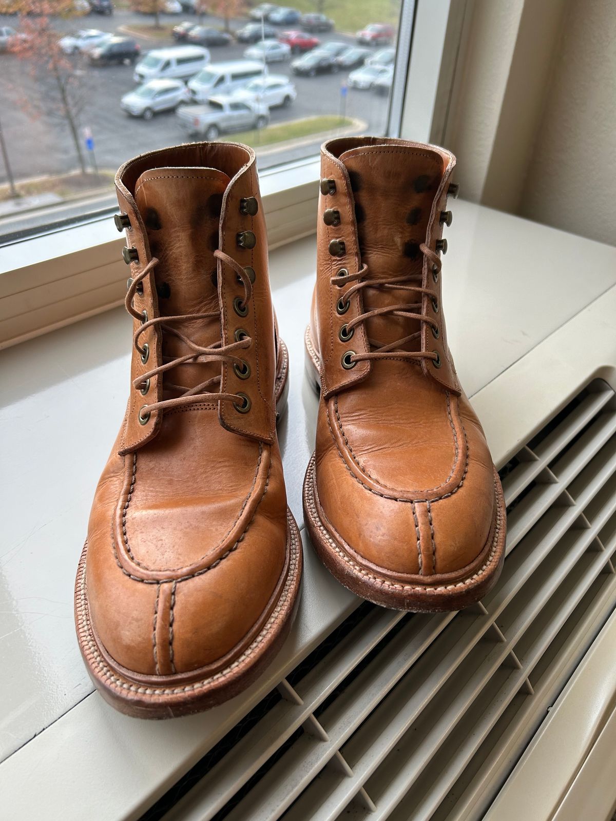 Photo by scitboot on December 2, 2023 of the Grant Stone Ottawa Boot in Badalassi Carlo Natural Minerva.