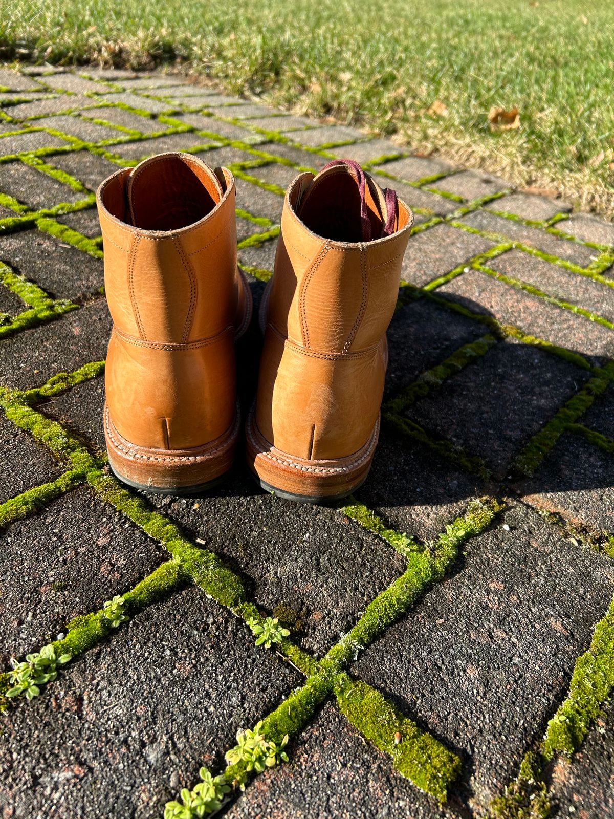 Photo by scitboot on January 1, 2024 of the Grant Stone Ottawa Boot in Badalassi Carlo Natural Minerva.