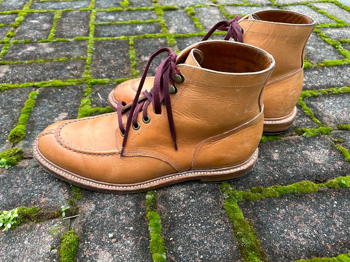 Photo by scitboot on February 2, 2024 of the Grant Stone Ottawa Boot in Badalassi Carlo Natural Minerva.