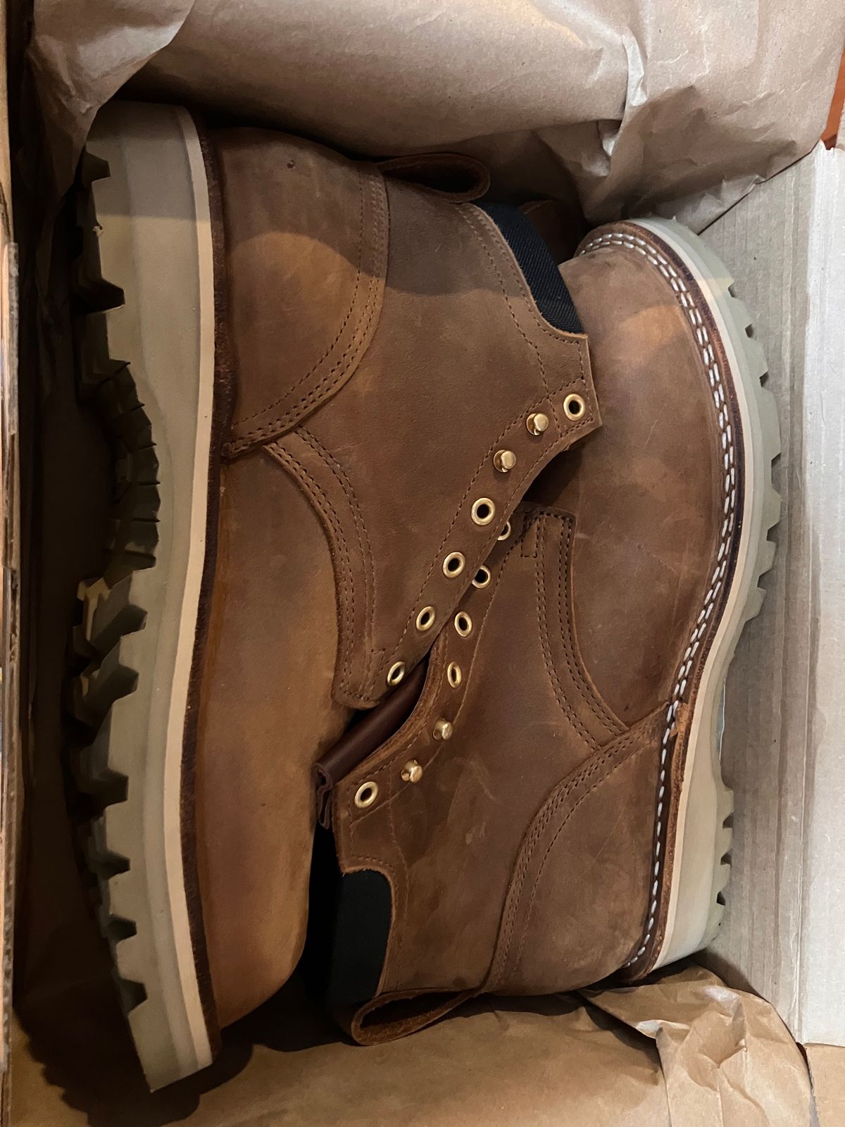 Photo by todd_ted on January 10, 2024 of the Nicks Ridgeline Hiking Boot in Seidel WeatherShield Brown.