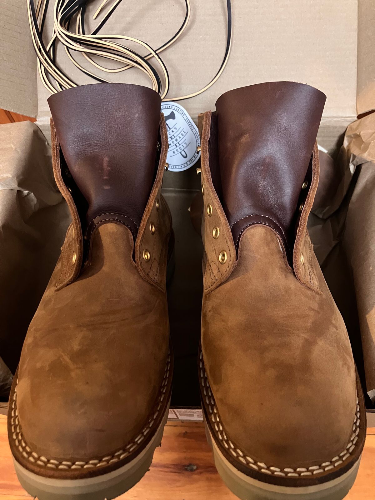Photo by todd_ted on January 10, 2024 of the Nicks Ridgeline Hiking Boot in Seidel WeatherShield Brown.