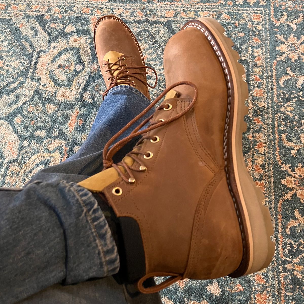 Photo by todd_ted on January 10, 2024 of the Nicks Ridgeline Hiking Boot in Seidel WeatherShield Brown.