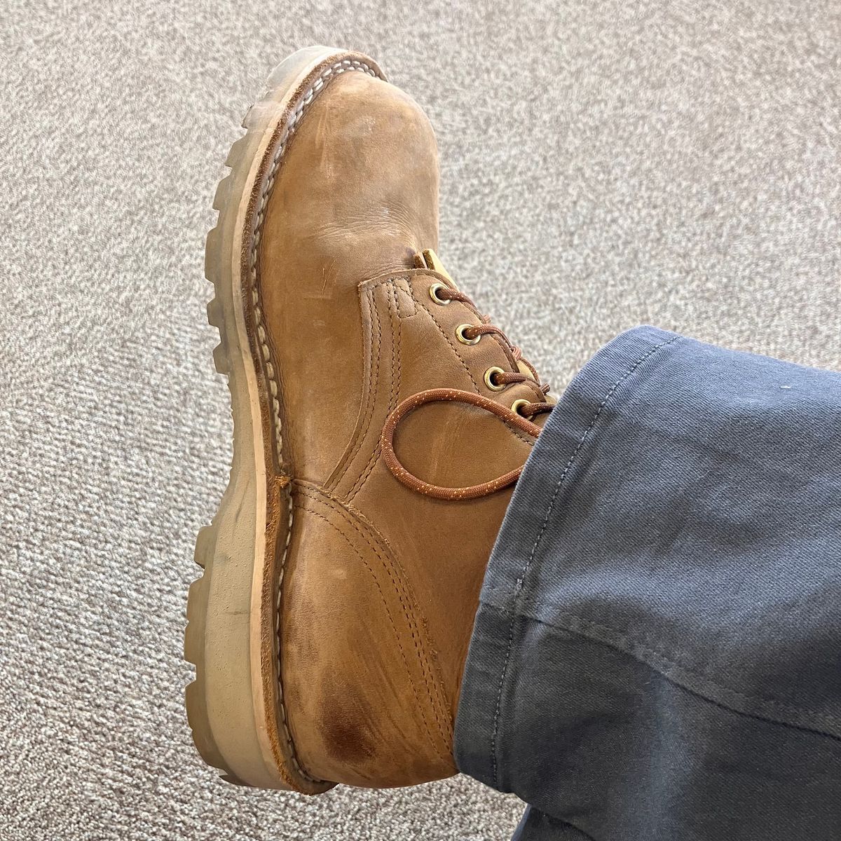 Photo by todd_ted on March 22, 2024 of the Nicks Ridgeline Hiking Boot in Seidel WeatherShield Brown.