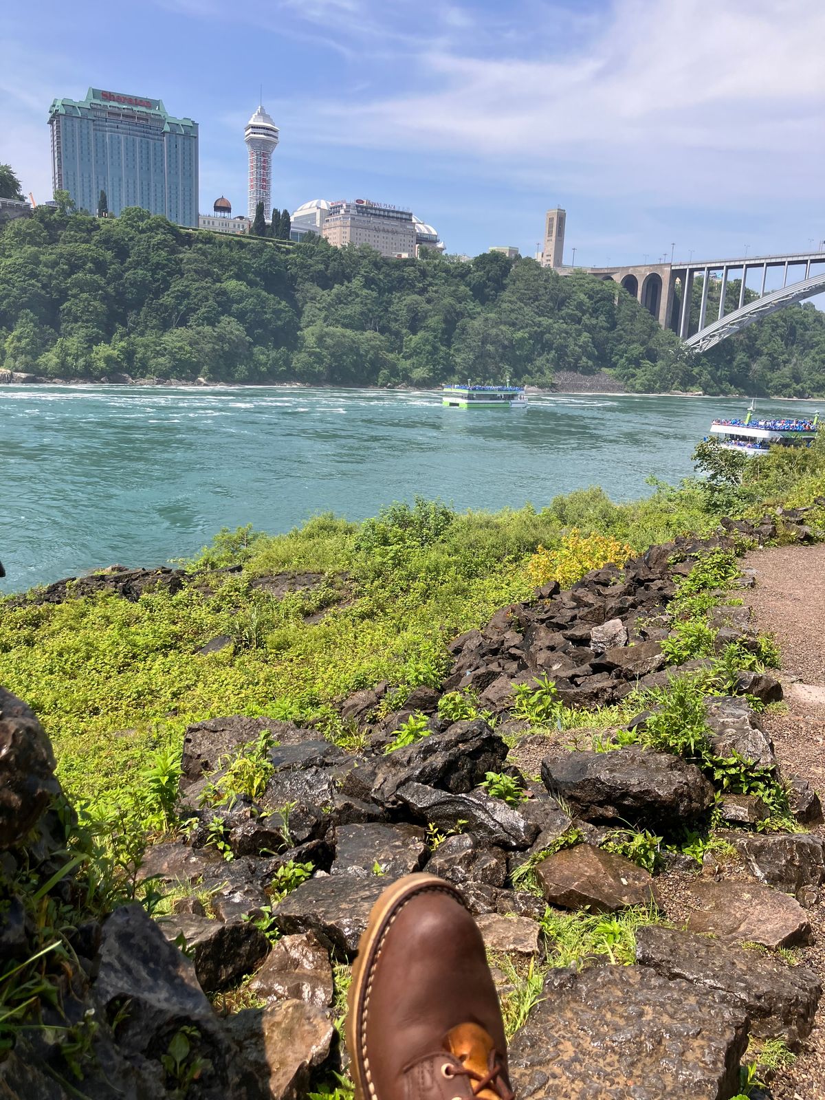 Photo by todd_ted on June 18, 2024 of the Nicks Ridgeline Hiking Boot in Seidel WeatherShield Brown.