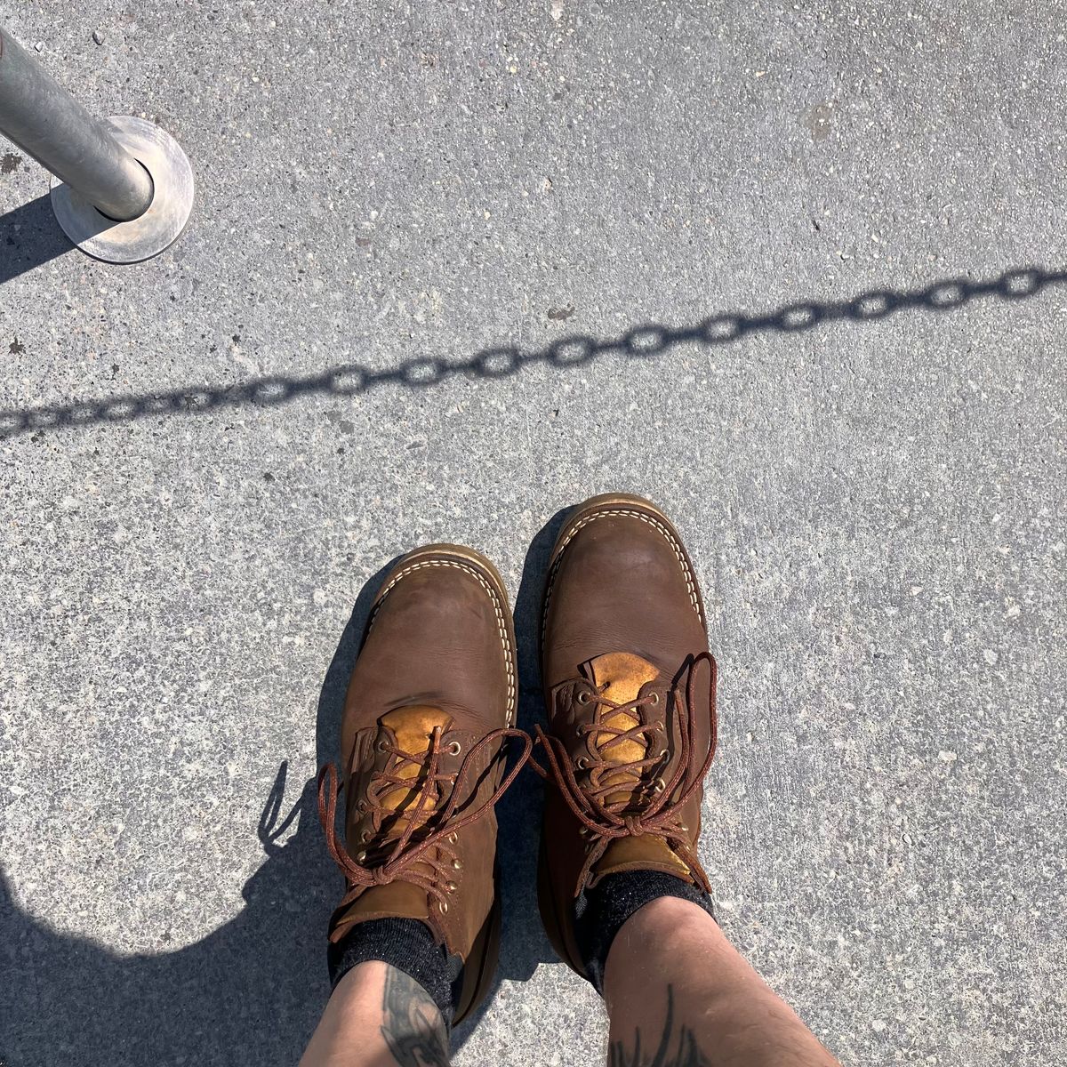 Photo by todd_ted on June 18, 2024 of the Nicks Ridgeline Hiking Boot in Seidel WeatherShield Brown.