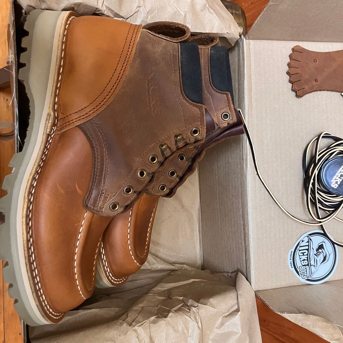 Photo by todd_ted on July 3, 2026 of the Nicks Ridgeline Hiking Boot in Seidel WeatherShield Brown.