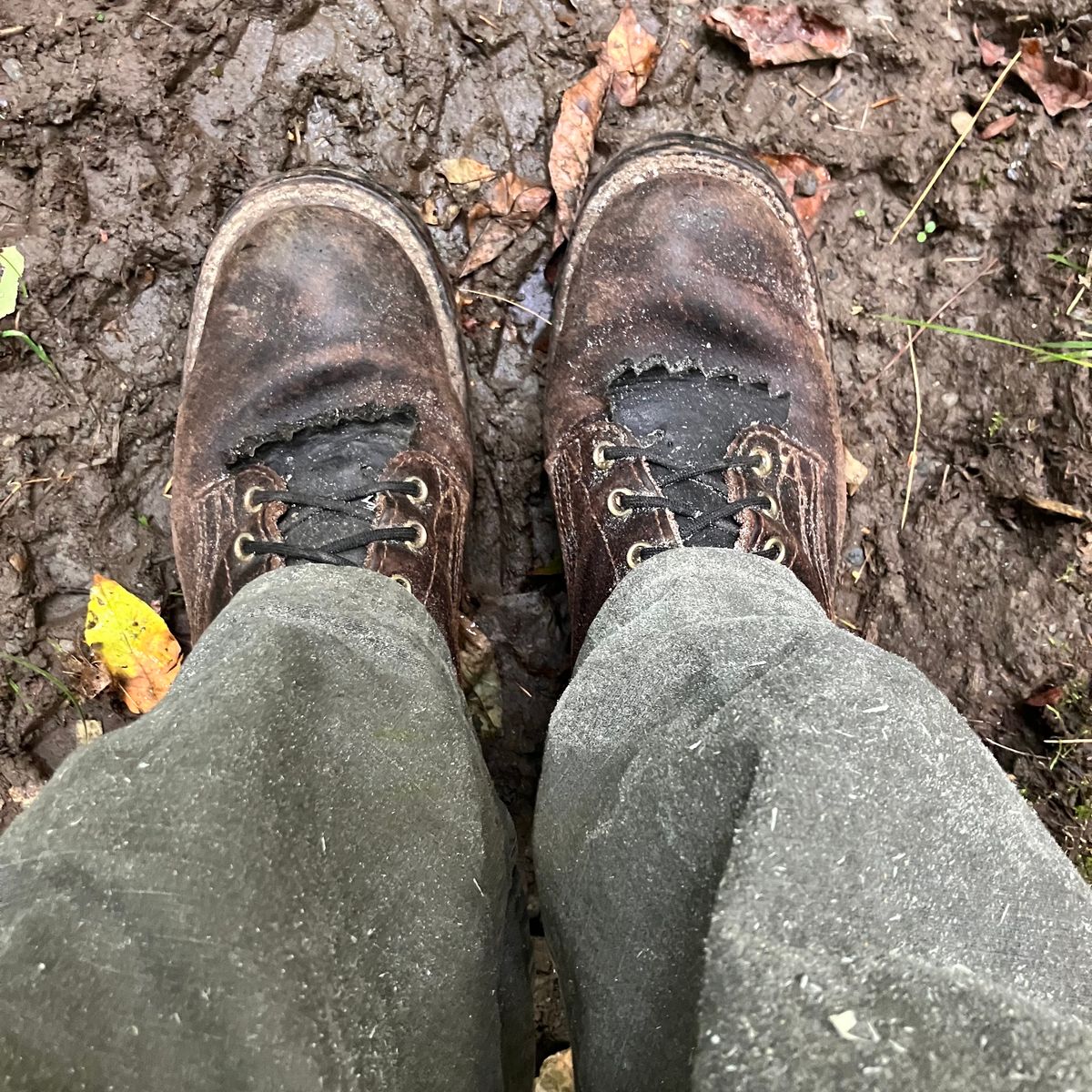 Photo by todd_ted on September 26, 2023 of the Nicks Urban Logger in Horween Brown Waxed Flesh.