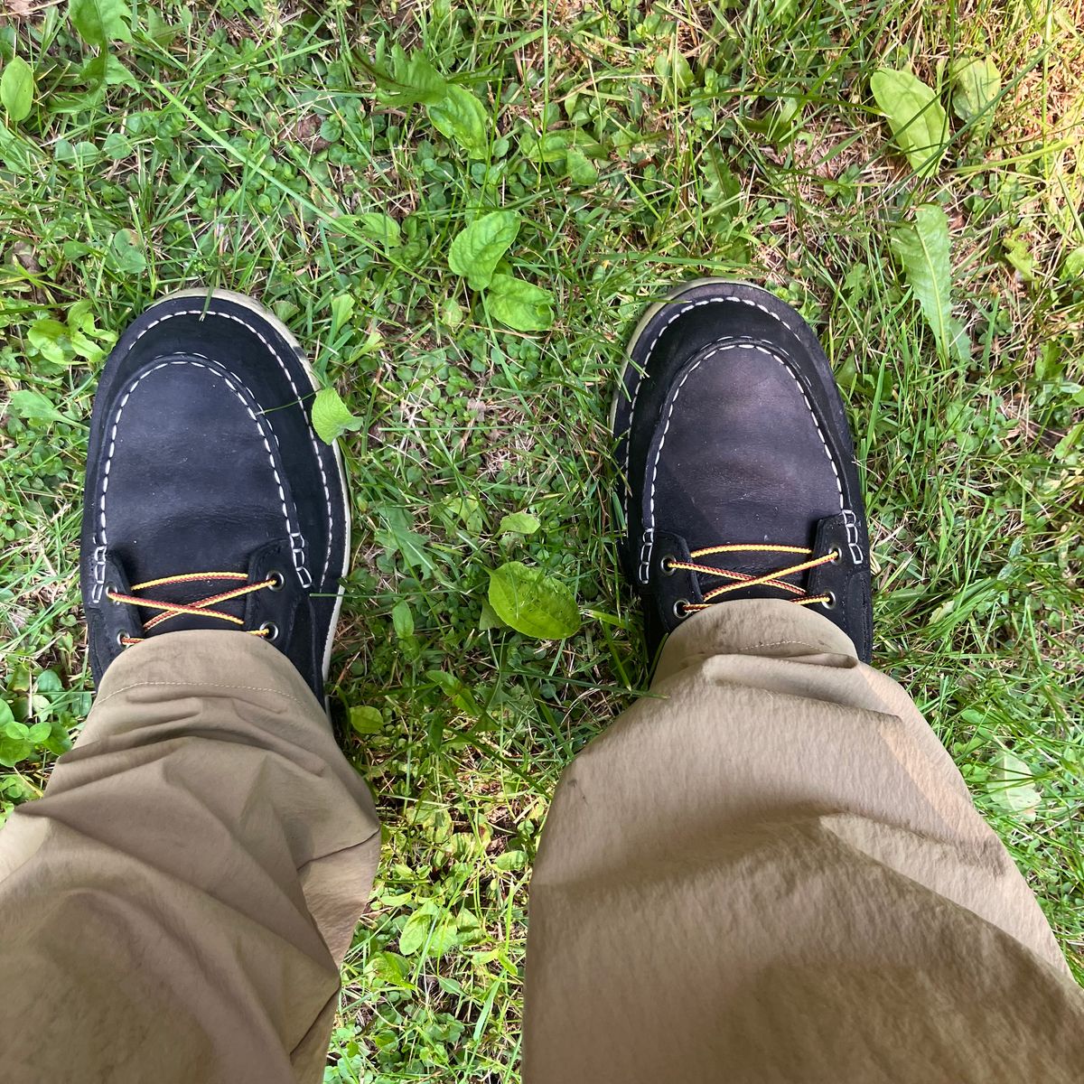 Photo by todd_ted on July 1, 2026 of the Danner Bull Run Moc Toe in Black Full Grain.