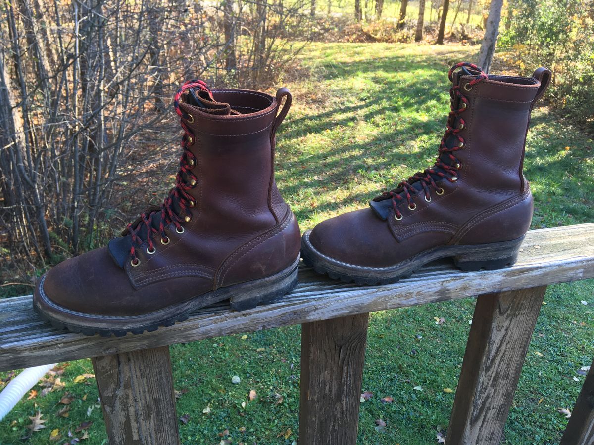 Photo by todd_ted on November 1, 2021 of the Nicks Urban Logger in Seidel MaxSupport Chocolate.