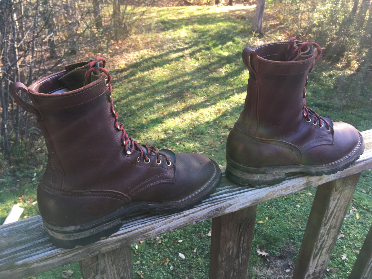 Photo by todd_ted on November 1, 2021 of the Nicks Urban Logger in Seidel MaxSupport Chocolate.