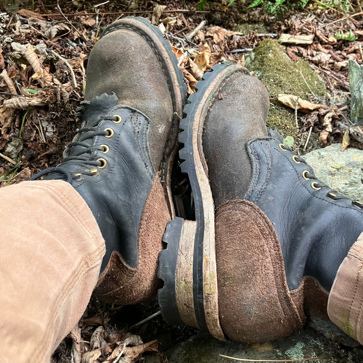 Photo by todd_ted on September 17, 2025 of the Nicks BuilderPro in Seidel MaxSupport Black & Seidel MaxSupport Walnut Roughout.
