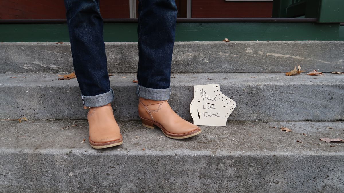 Photo by LarryStyles on November 2, 2022 of the Unsung U 22-2 Engineer Boot in Unlisted Leather.