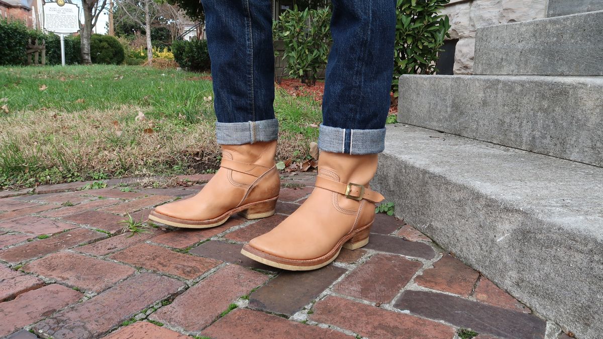 Photo by LarryStyles on December 2, 2022 of the Unsung U 22-2 Engineer Boot in Unlisted Leather.