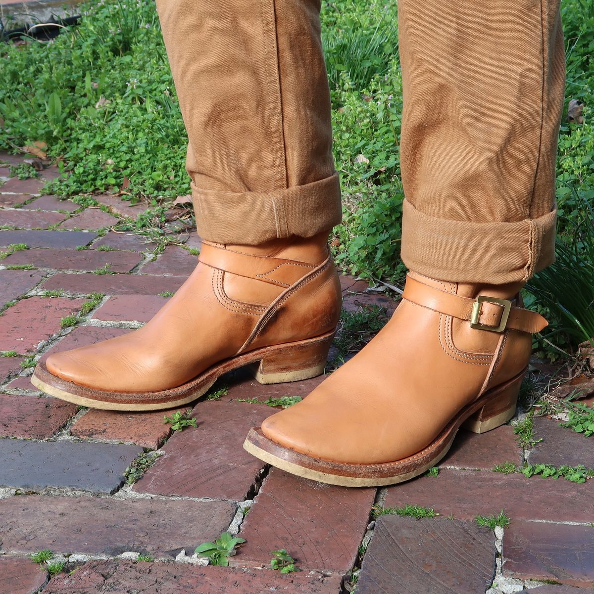 Photo by LarryStyles on March 4, 2023 of the Unsung U 22-2 Engineer Boot in Unlisted Leather.
