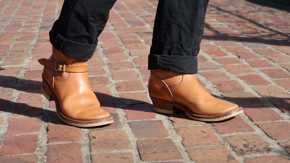 Photo by LarryStyles on April 1, 2023 of the Unsung U 22-2 Engineer Boot in Unlisted Leather.
