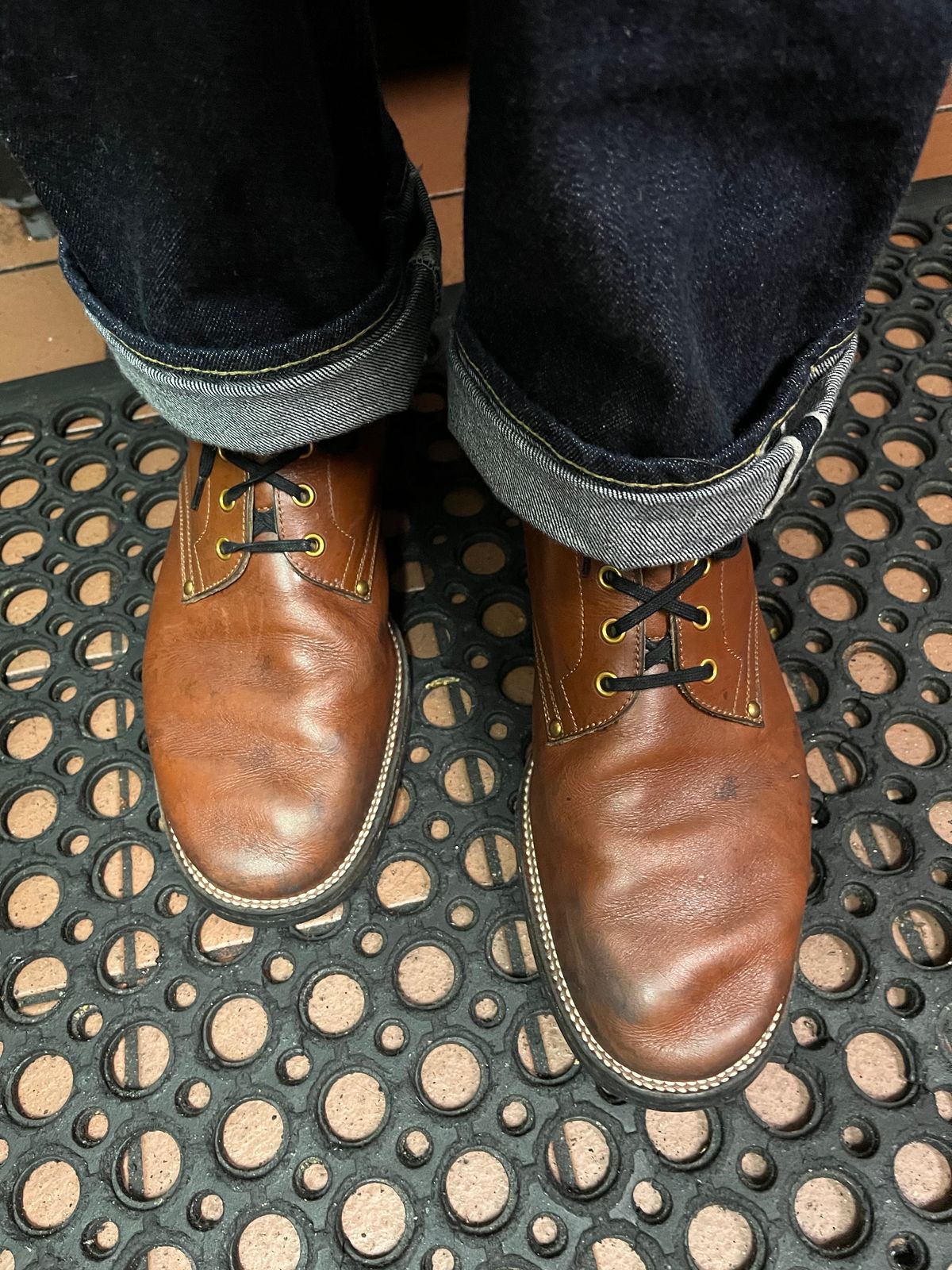 Photo by ld7465 on January 6, 2024 of the Iron Boots The Chosen One in S.B. Foot Teak Featherstone.