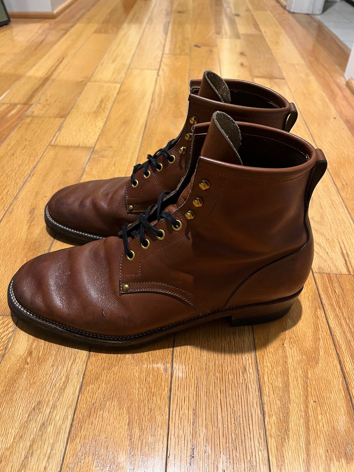 Photo by ld7465 on January 6, 2024 of the Iron Boots The Chosen One in S.B. Foot Teak Featherstone.