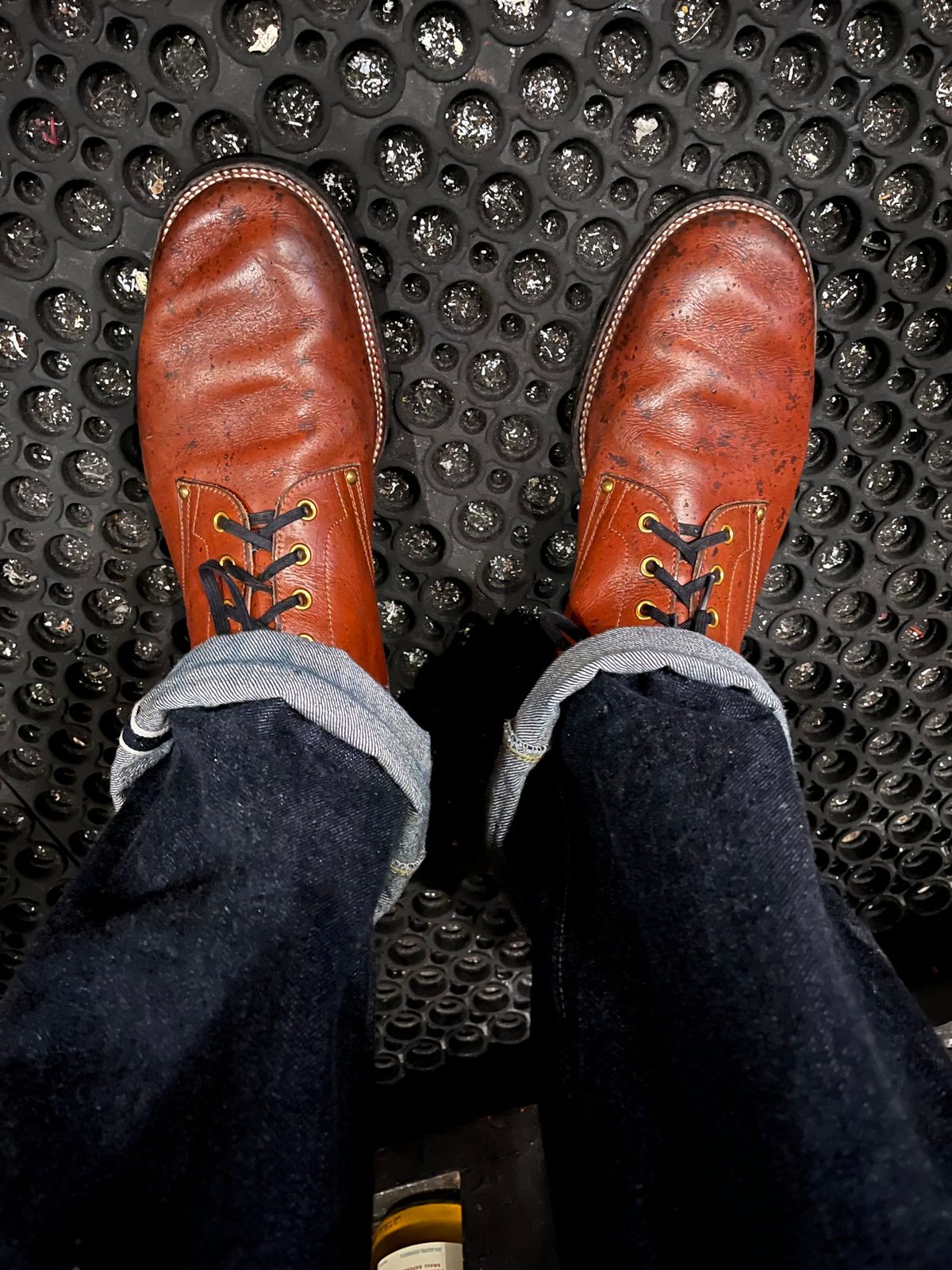 Photo by ld7465 on February 5, 2024 of the Iron Boots The Chosen One in S.B. Foot Teak Featherstone.