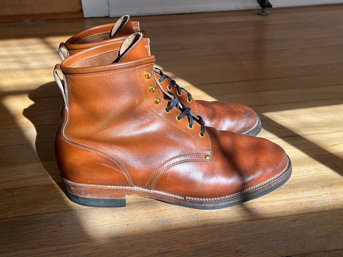Photo by ld7465 on February 5, 2024 of the Iron Boots The Chosen One in S.B. Foot Teak Featherstone.
