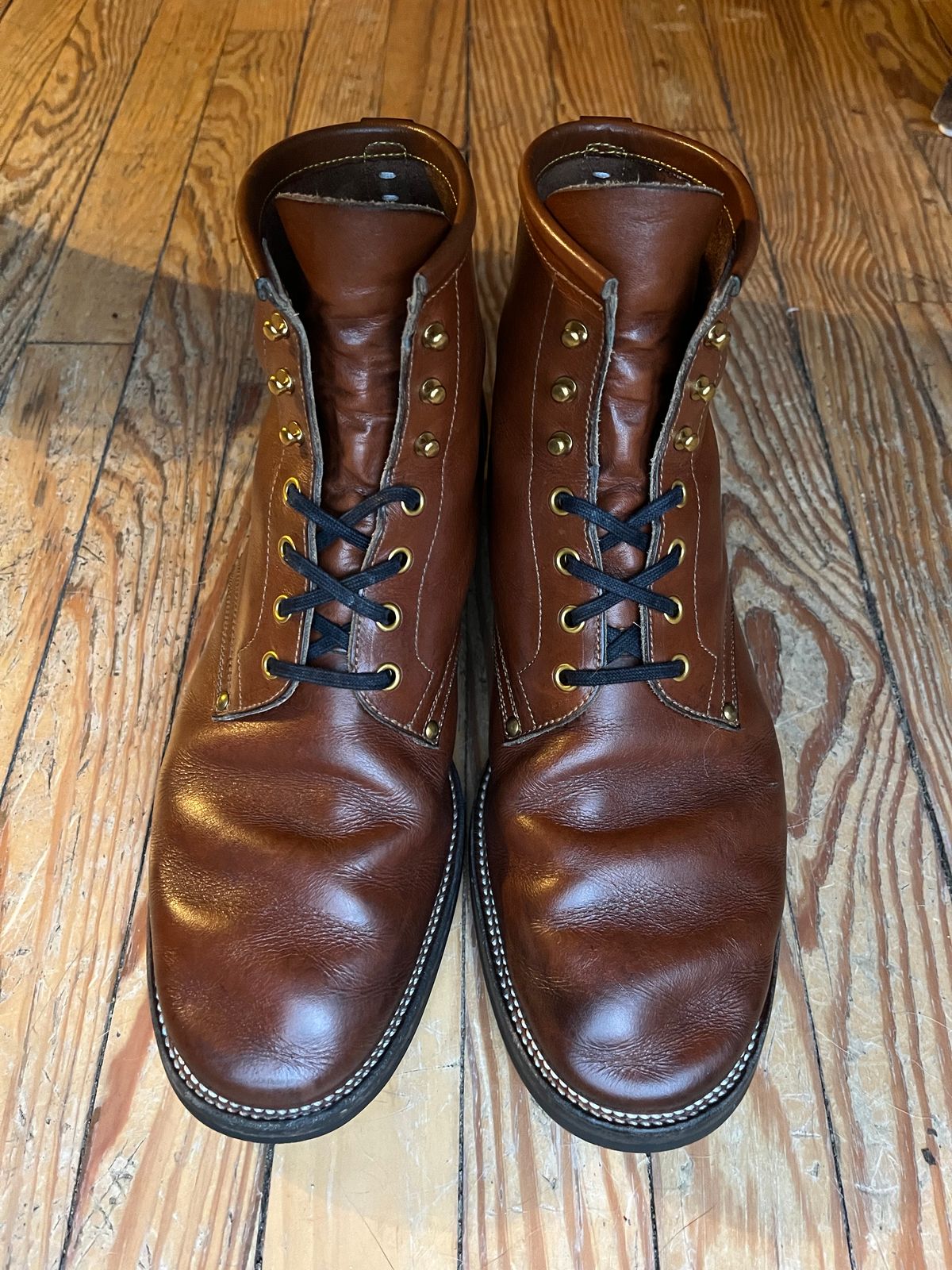 Photo by ld7465 on March 5, 2024 of the Iron Boots The Chosen One in S.B. Foot Teak Featherstone.