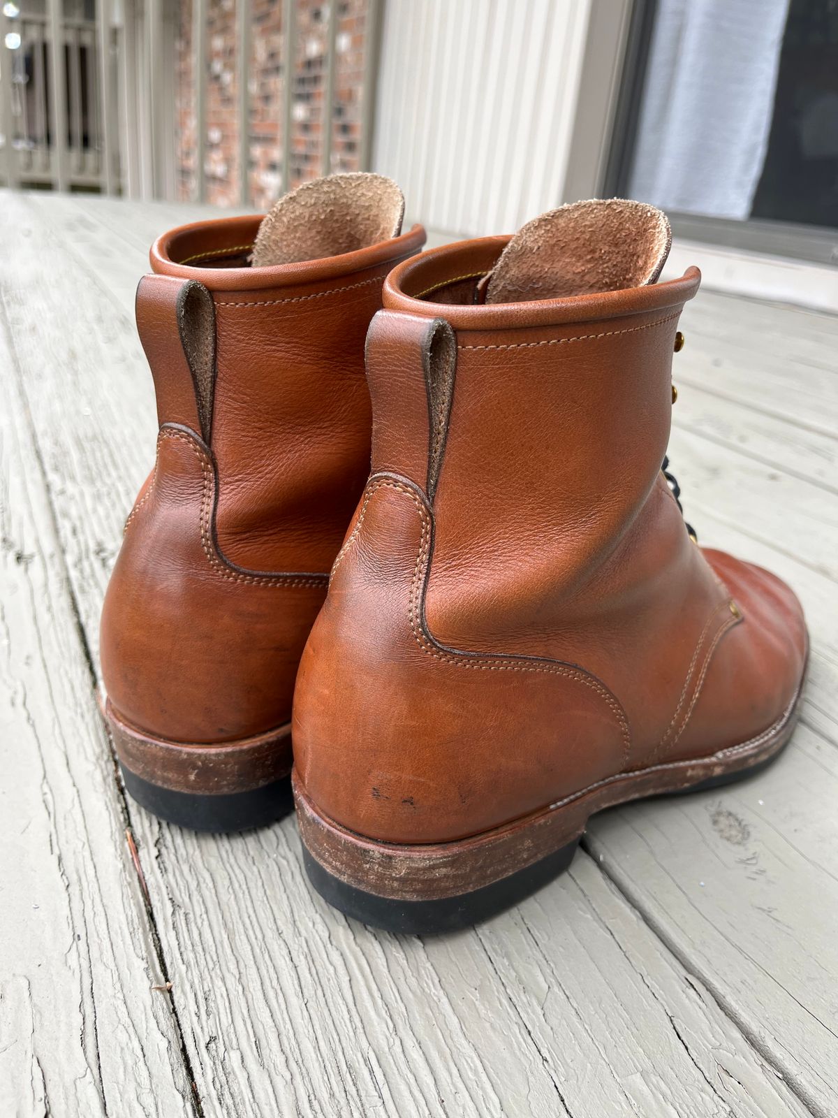 Photo by ld7465 on April 6, 2024 of the Iron Boots The Chosen One in S.B. Foot Teak Featherstone.