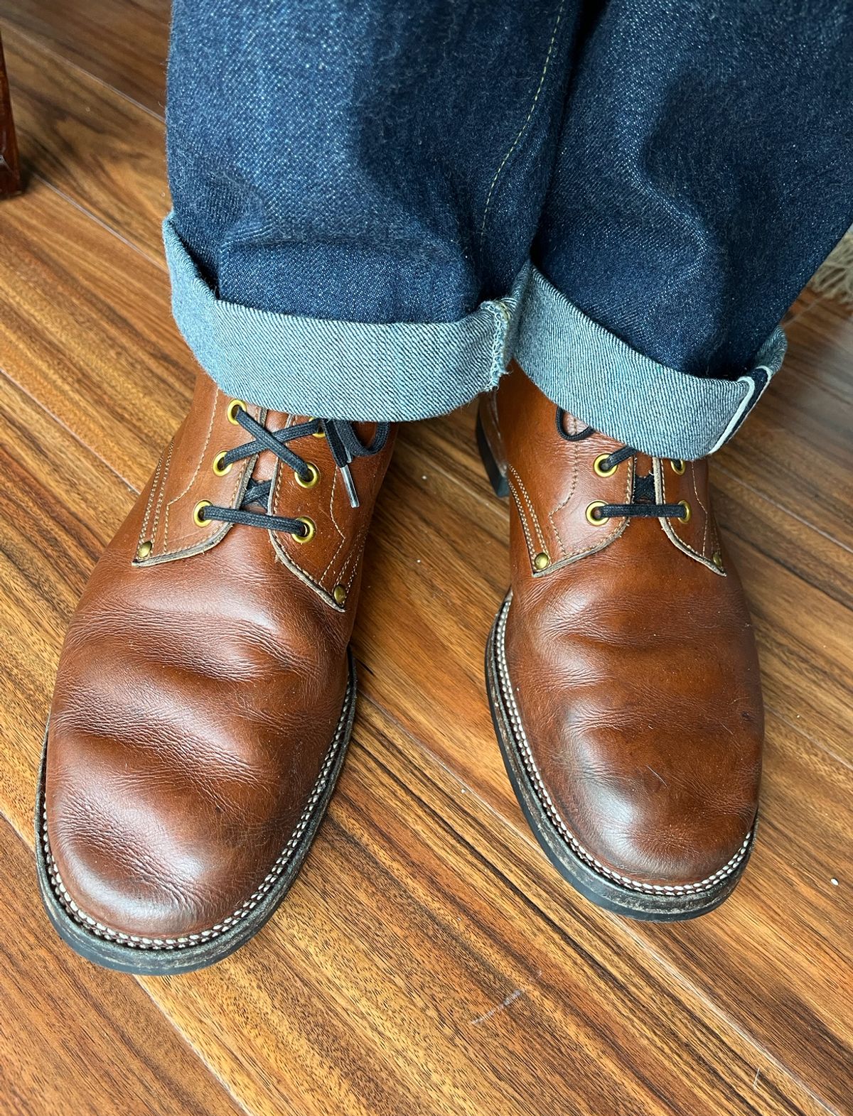 Photo by ld7465 on April 6, 2024 of the Iron Boots The Chosen One in S.B. Foot Teak Featherstone.