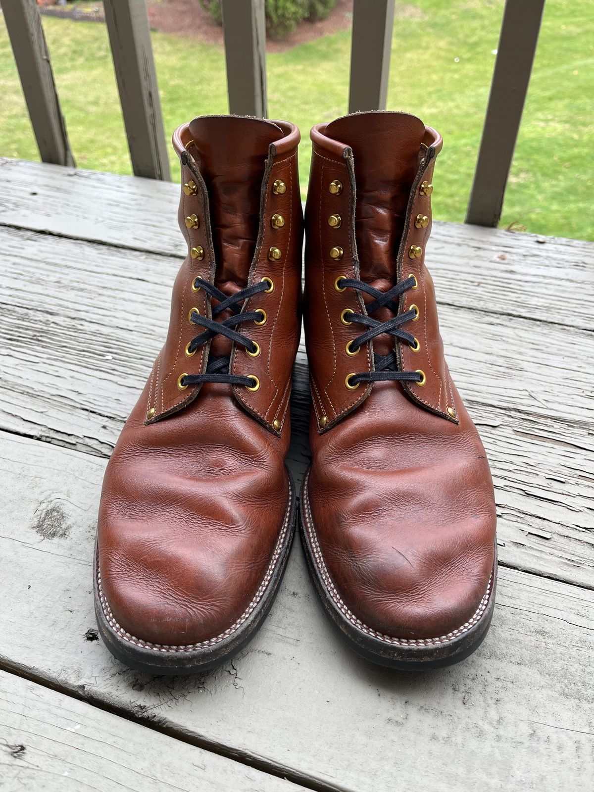 Photo by ld7465 on April 6, 2024 of the Iron Boots The Chosen One in S.B. Foot Teak Featherstone.