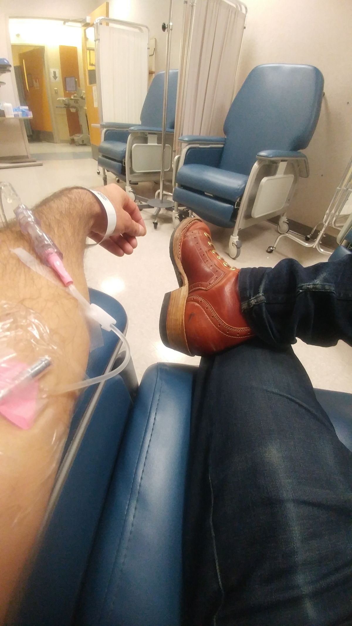 Photo by J.Seven on November 26, 2025 of the Frank's Boots Monkey Boot in Horween Olde English Dublin.