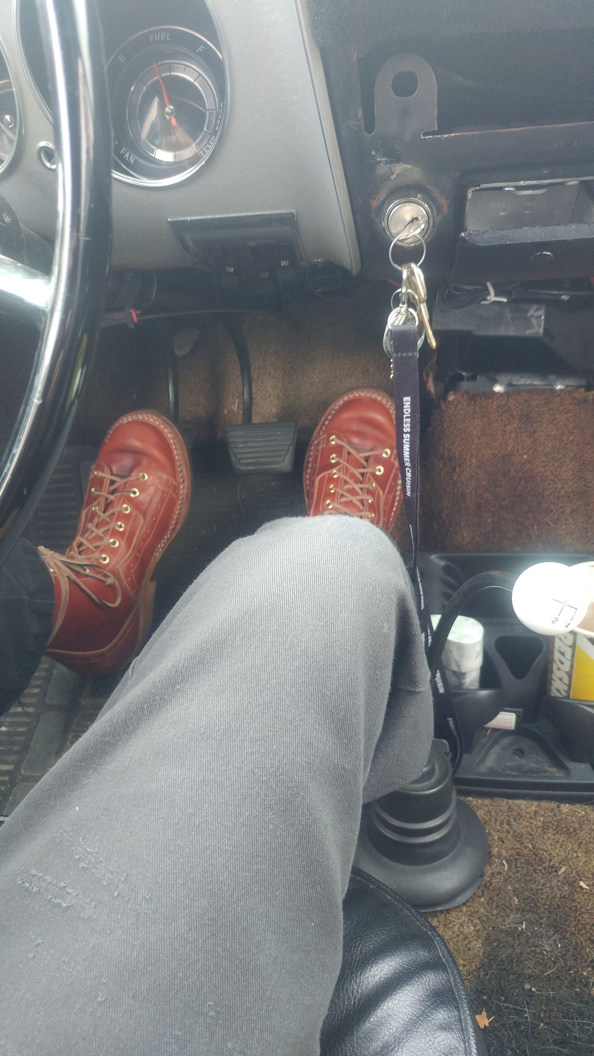 Photo by J.Seven on November 21, 2025 of the Frank's Boots Monkey Boot in Horween Olde English Dublin.