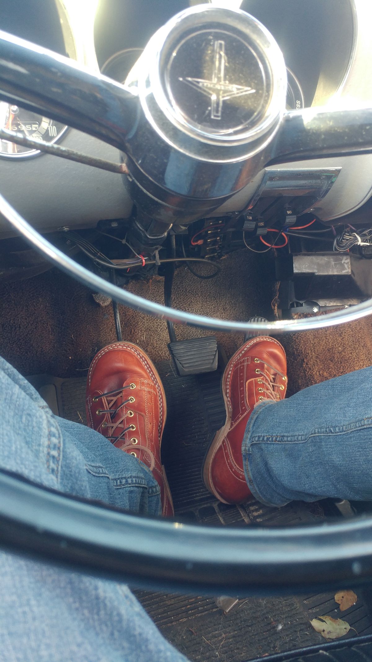 Photo by J.Seven on November 12, 2025 of the Frank's Boots Monkey Boot in Horween Olde English Dublin.