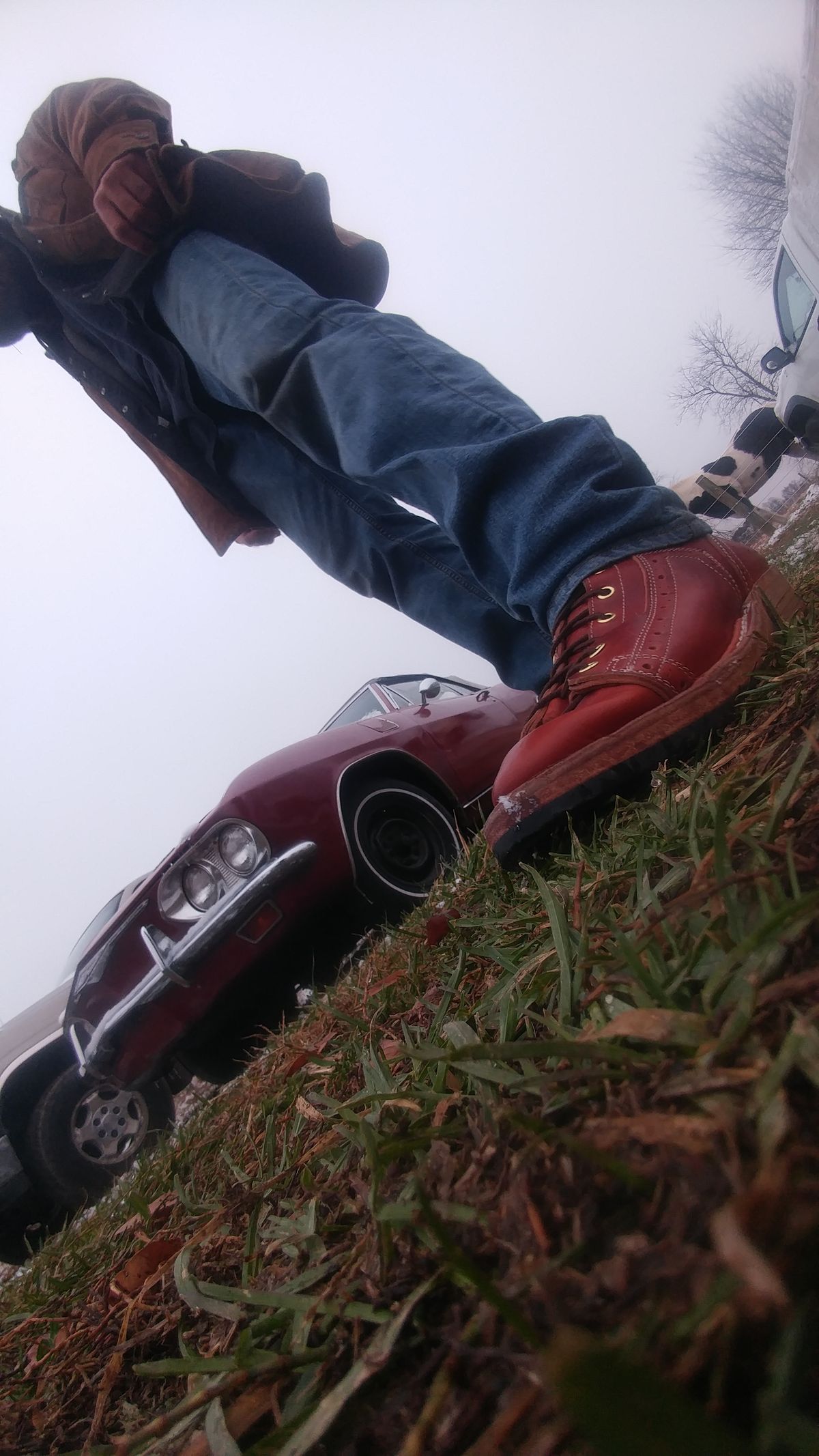 Photo by J.Seven on December 5, 2025 of the Frank's Boots Monkey Boot in Horween Olde English Dublin.